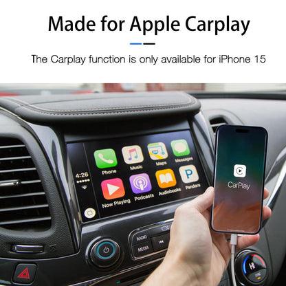 Car Carplay Cable for iPhone 17/16/15, USB A to USB C Cable Compatible for iPhone 17/16,17Air, 17/16/15 Pro Max,17E/16E/Plus, iPad 10th/11 Gen,iPad Pro 12.9,Air 5th/4th Charger Cord,Car Charging Cable