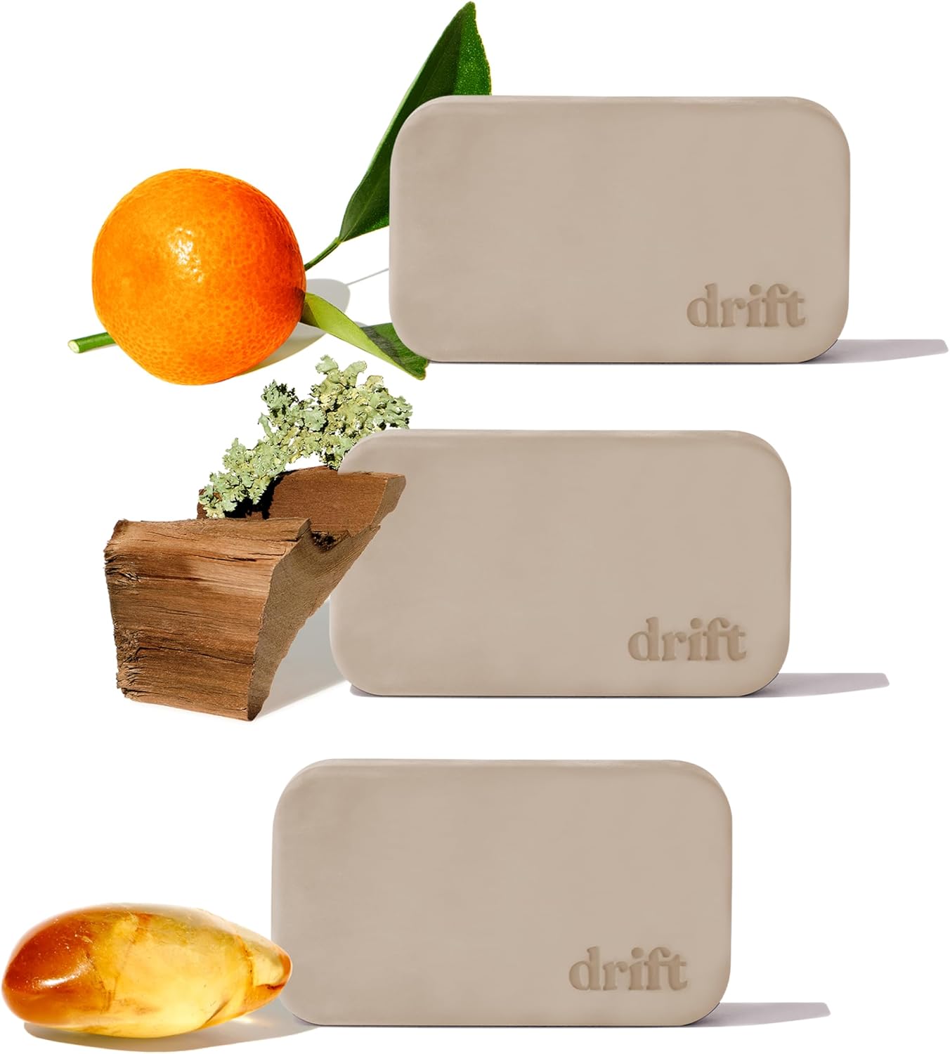 Drift Car Air Freshener - Stone Air Freshener Car Odor Eliminator - Long Lasting Scent - Auto Accessories - Metal Clip - Essential Oils - Clean Ingredients - Open Air Scent Starter Kit