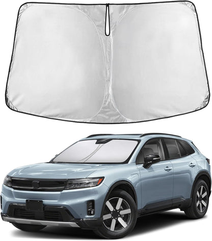 EcoNour Car Windshield Sun Shade | 2025 Upgraded Innovative No-Light-Pass Technology for Maximum Coverage | Foldable Sun Shade Keeps Your Vehicle Cool | Must-Have Car Accessories | Small (59" x 29") - Colors B