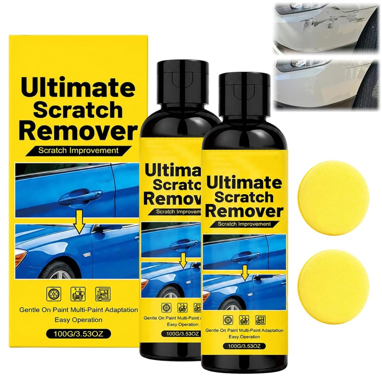 Nanopolix Scratch Remover, NanoPolix Scratch Car Scratch Remover Kit, Quick Repair Scratches and Restore Shine, All Paint Colors Polishing Kit
