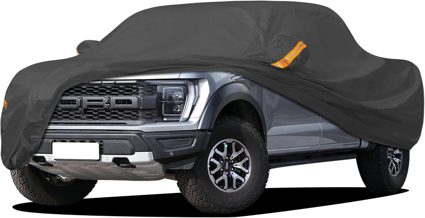Full Car Covers for Sedan, Car Cover Waterproof All Weather Windproof Dustproof UV Protection Scratch Resistant Indoor Outdoor Univers