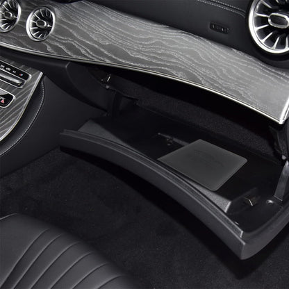 LumiMokki Car Registration and Insurance Holder, Leather Registration and Insurance Card Holder, Vehicle Glove Box Organizer - For Documents, Cards, License (Black)