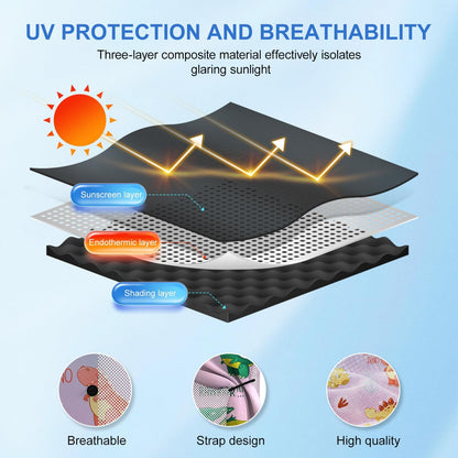 Car Window Shades, [Upgraded] 8 Strong Magnets Magnetic Side Window Sun Shade [2 Pack] - Dual Layer UV Ray Protection Car Sunshade for Baby, Kids & Pets - Universal Fit for SUV, Sedan & Trucks