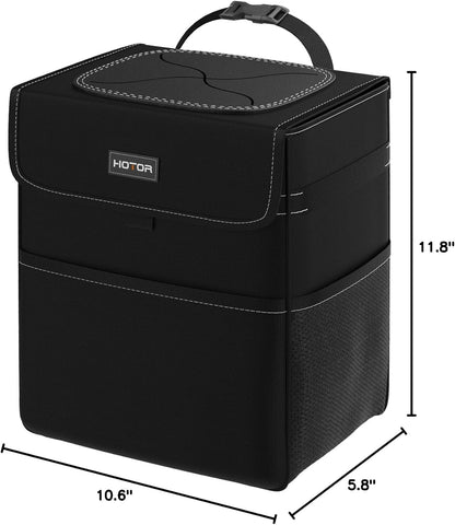 HOTOR Car Trash Can - Leak-Proof Car Organizer and Storage Bag for The Back/Front/Console of Any Cars,Sedans, SUVs & Trucks Easy-to-Install Car Accessory Interior