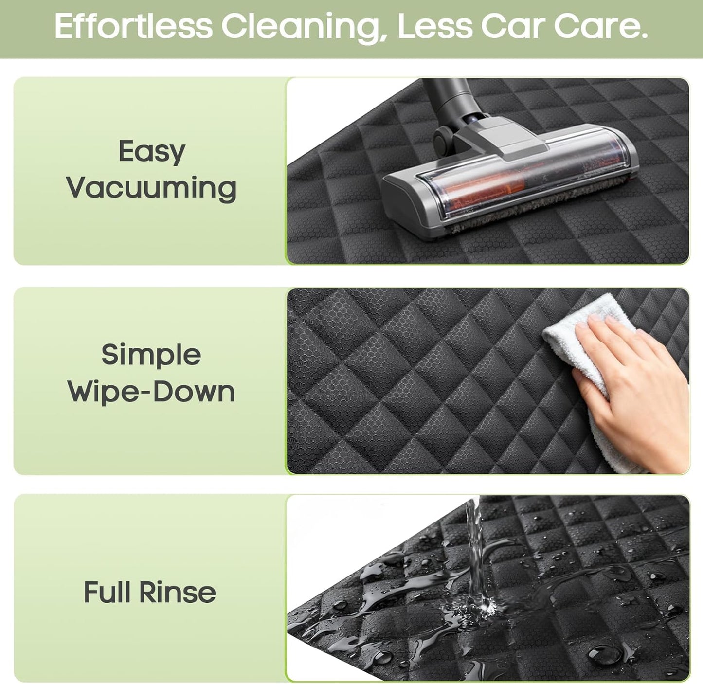 SUV Cargo Liner for Dogs, Waterproof Pet Cargo Cover with Bumper Flap Protector, Scrachproof Non-Slip 600D Oxford Fabric, Machine Washable