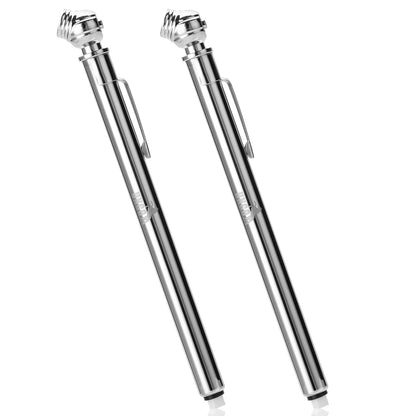 UNCO Pencil Tire Gauge, 2 Pack, 10-75 PSI, Car Tire Air Gauge