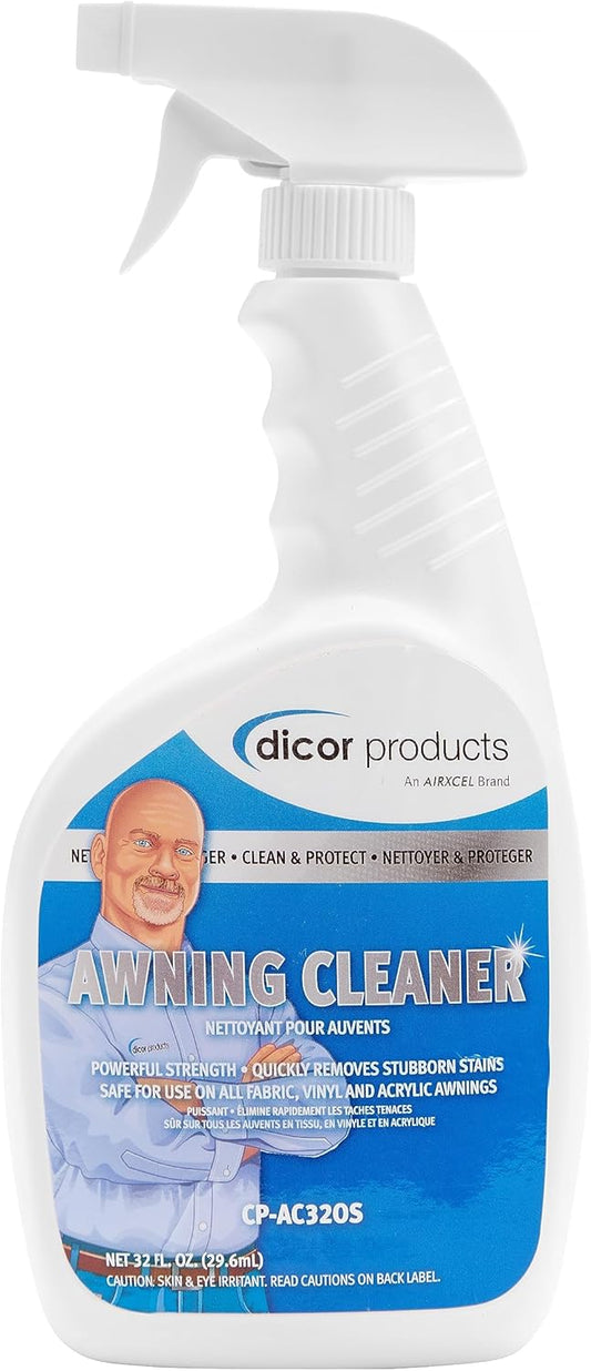 Dicor CP-BTR320S Bug & Tar Remover Cleaner Spray for RV Roofs and Exterior, White