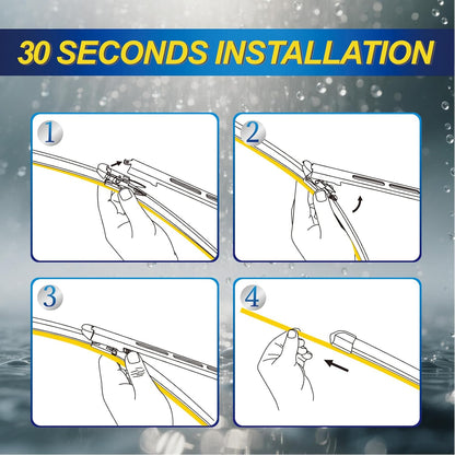 5 PLUS® Silicone Windshield Wipers Replacement for 2007-2014 Ford edge, 2007-2015 Lincoln MKX Wiper Blades(Set of 3),Automotive Replacement Windshield Wiper Blades For My Car-26"/20"/14" - Colors A