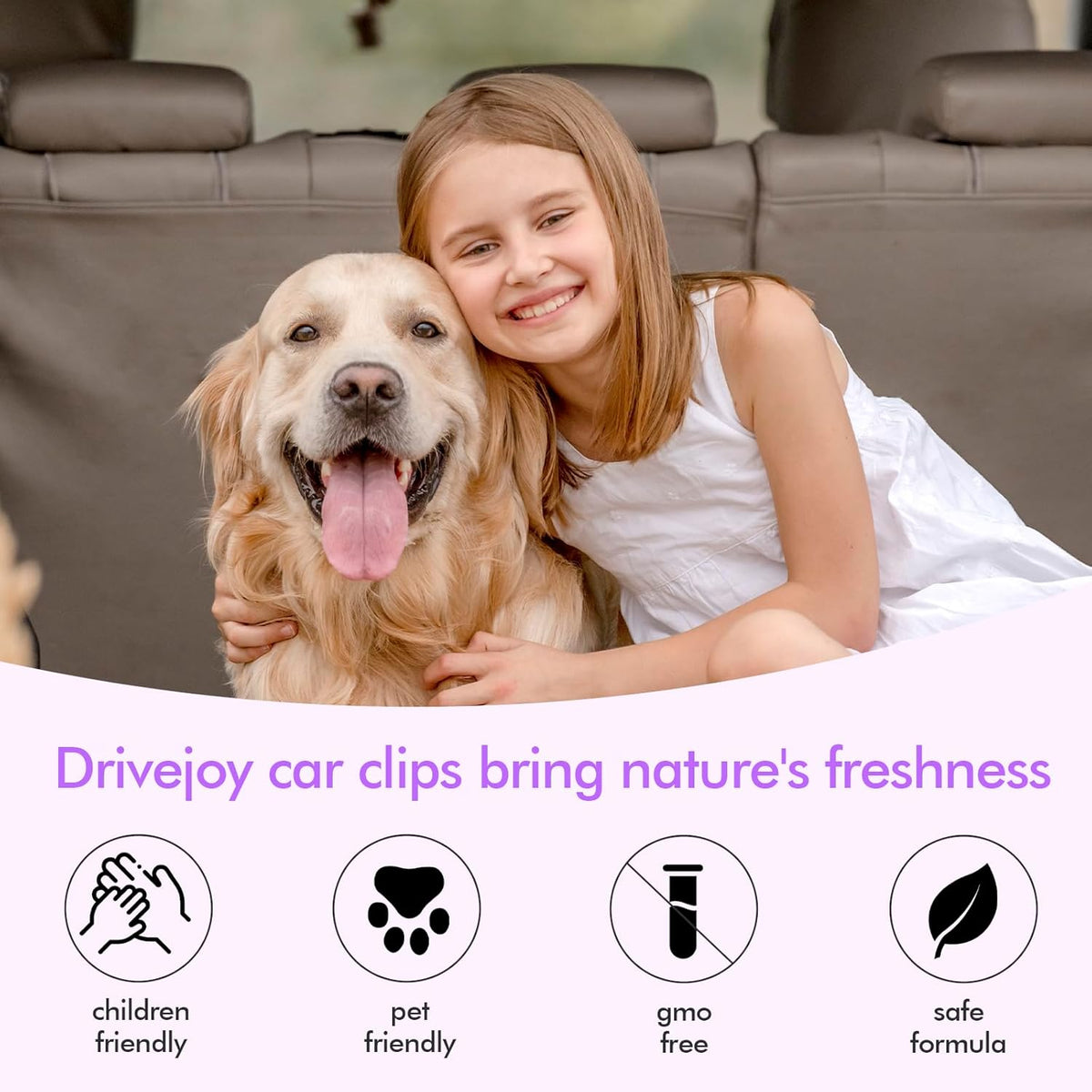 Car Air Freshener Vent Clips, 12 Pack, 6 Ocean, 6 Hawaiian, Provides Long-Lasting Scent, Up to 360 Days, Car Fresheners