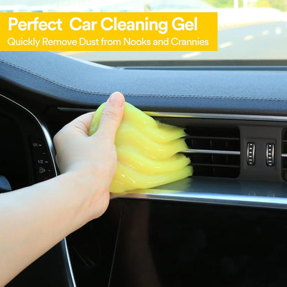 PULIDIKI Car Cleaning Gel Cleaning Putty Car Interior Cleaner Car Detailing Kit Car Cleaning Slime Car Cleaning Supplies Car Accessories Gifts for Men Women Purple