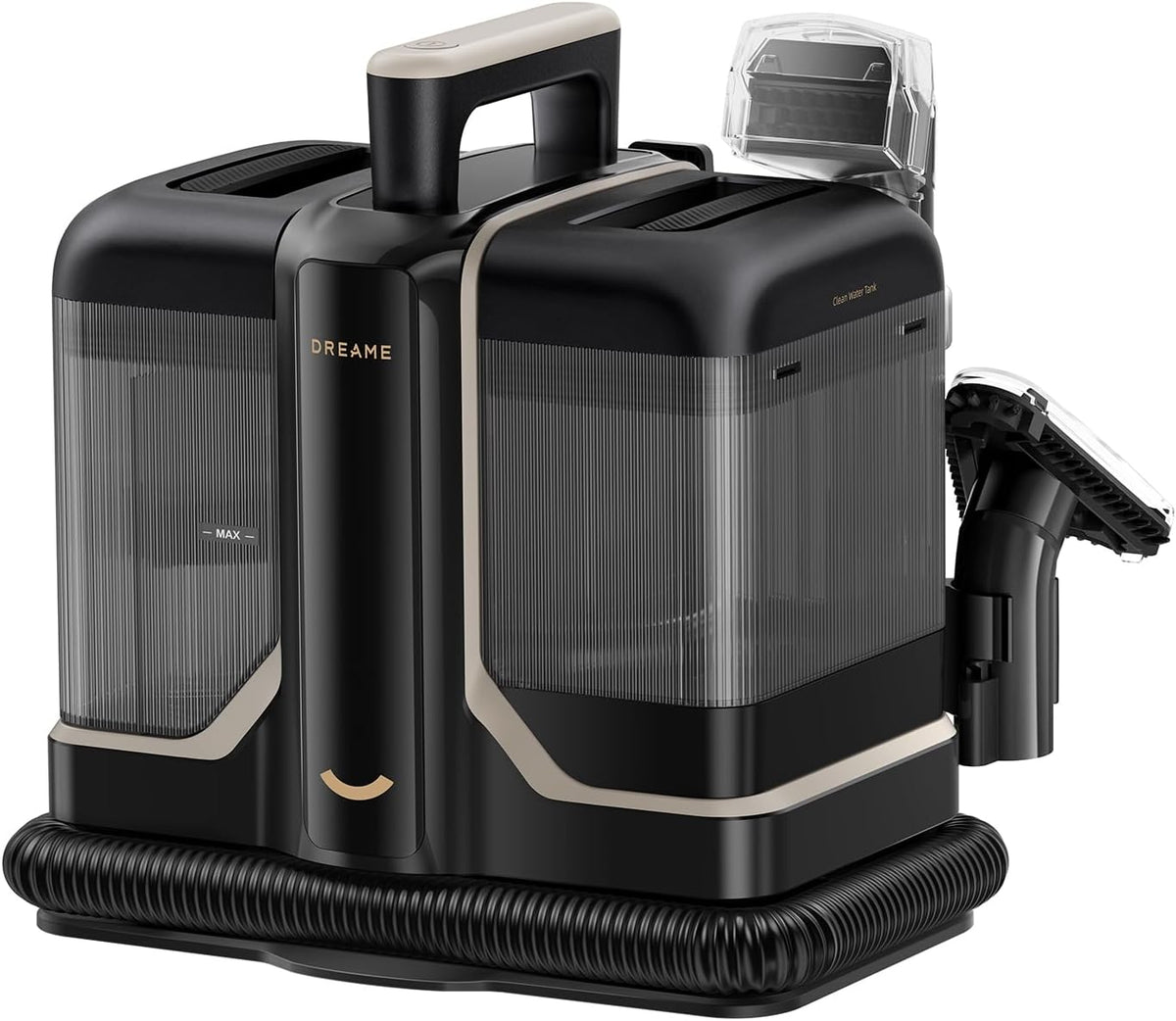 DREAME N20 Steam Carpet Cleaner Machine with Steam & Hot Water Wash, Portable Upholstery Cleaner with Self Cleaning, 17Kpa Suction, Perfect for Pet, Car, Auto, Carpet, Rug, Auto-Mix Solution