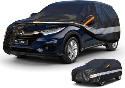 10 Layers Car Cover Custom Fit for Mercedes Benz C Class C250 C300 C43 C63 (1993-2026), Waterproof All Weather for Automobiles, Outdoor Full Cover Sun Dust Rain Protection with Cotton. Black - Colors C