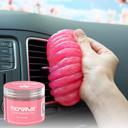 TICARVE Cleaning Gel for Car Detailing Car Cleaning Putty Auto Detailing Gel Detail Tools for Car Interior Cleaner Kit Car Vent Cleaner Automotive Car Cleaner Green