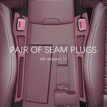 2PCS Car Seat Gap Filler Organizer,2 in 1 Car Gap Filler with Fill and Storage Function for Storing Phones Keys Cards,Universal Multifunctional No Drop Seat Guard for Cars