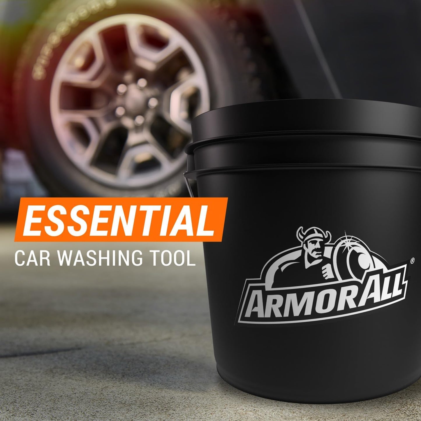Armor All Heavy Duty Car Wash Bucket - 3.5 Gallon