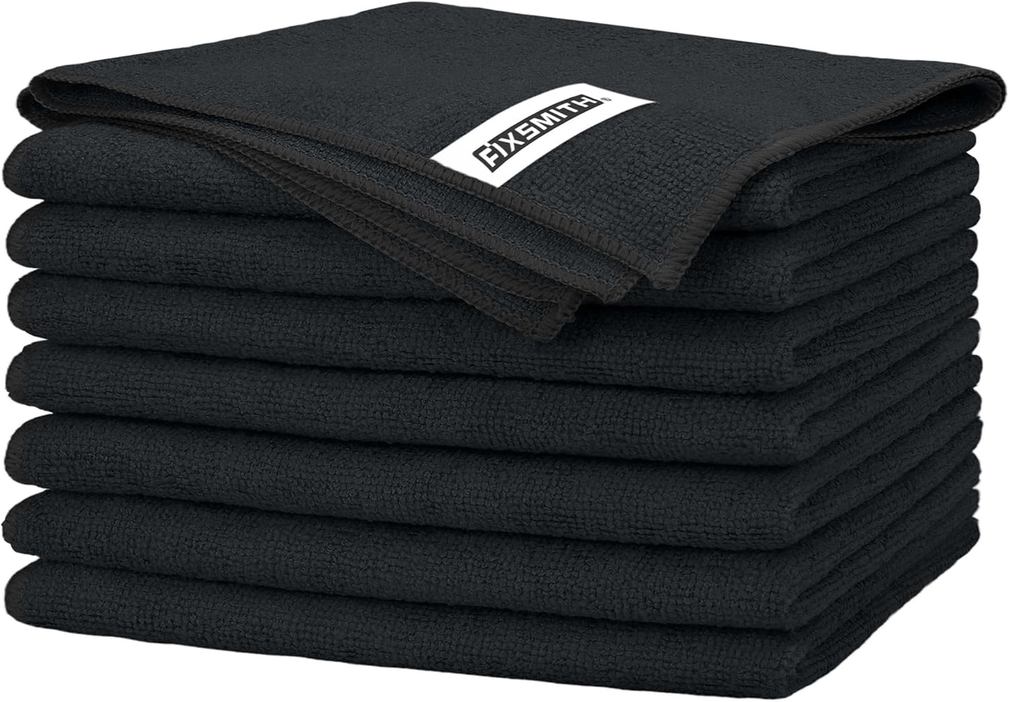 FIXSMITH Microfiber Cleaning Cloth - Pack of 50, Microfiber Towels for Cars 16 x 12 in, Highly Absorbent Cleaning Rags, Lint-Free, Streak-Free Cleaning Cloths for Car Kitchen Home Office