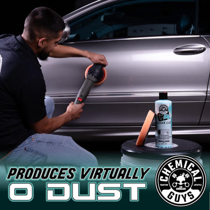 Chemical Guys C4 & P4 Clear Cut Correction Compound and Precision Paint Perfection Polish Combo - Removes Scratches, Swirls, Towel Marks, and Etching, Restores Gloss, Polishing Kit - 2 x 16 oz