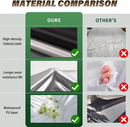 SUV car Cover All Weather Waterproof Murano, Subaru Outback/Solterra，Cadillac XT5/SRX, Buick Envision and Other Models -Outdoor Sunshade Protection with Zipper (Length 188 to 195 inch)