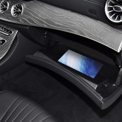 LumiMokki Premium Car Registration & Insurance Card Holder with Magnetic Shut, Vehicle Glove Box Car Organizer - For Documents, Cards, License (Black)