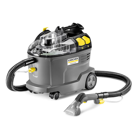 Kärcher Puzzi 10/1 Commercial Carpet Extractor 12.5 PSI - Spot Cleaner, Stain Remover, Area Rugs, Car and Auto Detailing, Carpet and Upholstery Cleaner - Onboard Accessory Storage - 4.9 Gallon