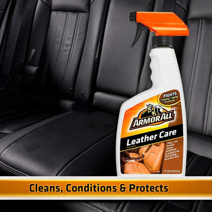 Armor All Car Leather Conditioner Gel, Interior Cleaner for Cars, Trucks and Motorcycles, 18 Fl Oz