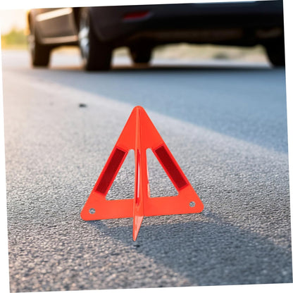 ULTECHNOVO 6-Pack Foldable Emergency Safety Triangles, DOT Compliant Reflective Roadside Warning Triangles for Vehicle Breakdown and Accident, High-Visibility Hazard Signs for Truck and Car Road Safet