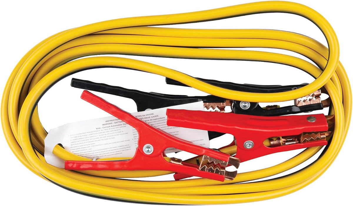 Performance Tool W1675 10ft 4GA Lighted Jumper Cables - Tangle-Free, Heavy Duty Clamps, Suitable for Trucks, SUVs, and Other Large Vehicles