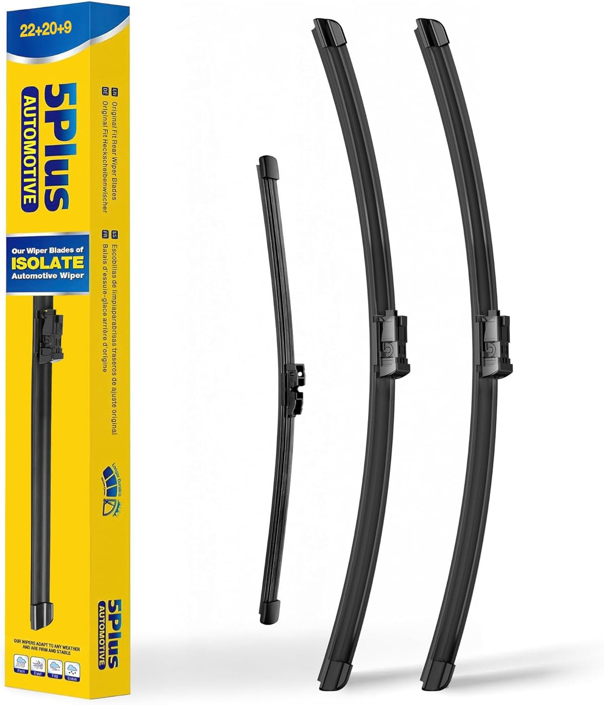 20"-2 Pack Windshield Wiper Blades Replacement For Ford F150 F250 F350 F450 F550 2008-1999 Expedition 2006-1999 Explorer 2010-2005 Mustang 2004-1999, Windshield Wiper Blades For My Car