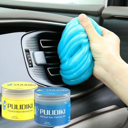 PULIDIKI Car Cleaning Gel Car Cleaning Putty Car Putty Auto Detailing Tools Car Slime Cleaner Dust Cleaning Gel for Car Interior Cleaner Car Cleaning Supplies Cleaning Kit Car Accessories Blue 2Pack
