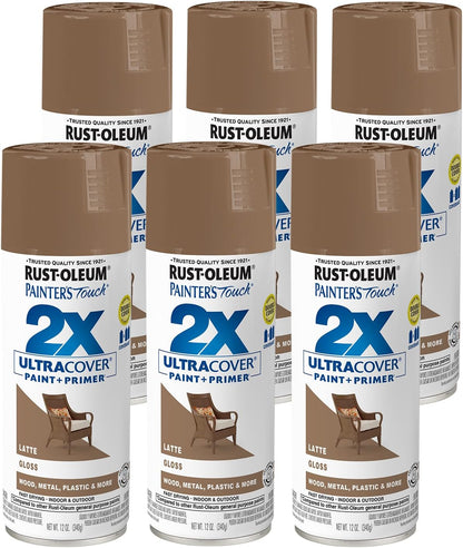 Rust-Oleum 334029 Painter's Touch 2X Ultra Cover Spray Paint, 12 oz, Gloss Clear - Colors F