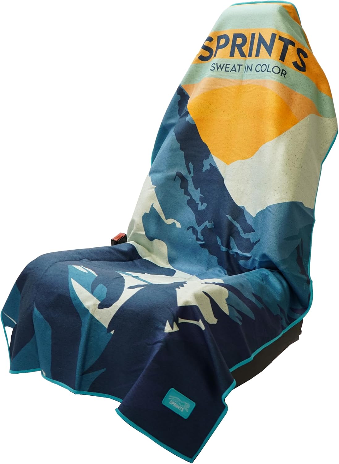 Sprints Athletic Running Towel, Full-Sized, Car Seat Cover - Performance Microfiber (Garden of Races Past)