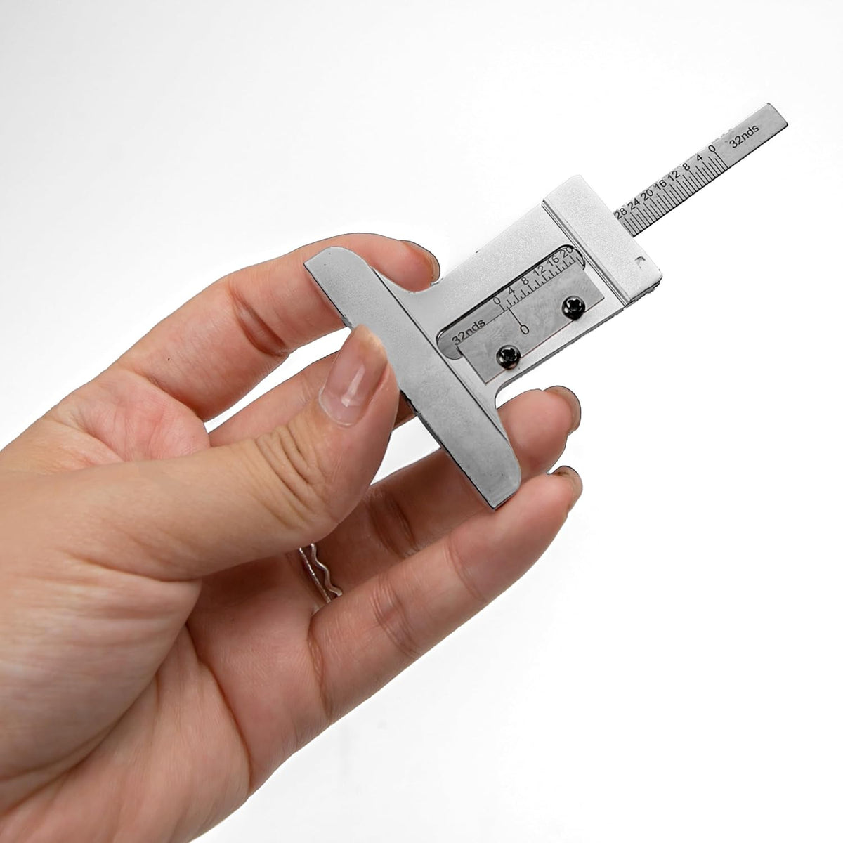 Car Truck Tire Depth Checker Tyre Tread Gauge Stainless Steel 0~32nds Caliper Measure Tool