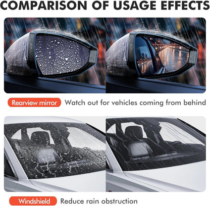 Glass Water Repellent Brush for Car,Hydrophobic Windshield Rain Repellent Coating Protection to Windows Mirrors,Improve Visibility Driving Safer Driving - 3.38 Fl oz