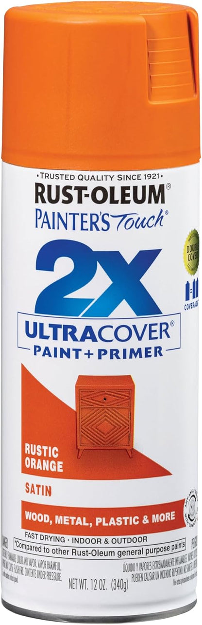 Rust-Oleum 334029 Painter's Touch 2X Ultra Cover Spray Paint, 12 oz, Gloss Clear - Colors A