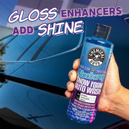 Chemical Guys Car Wash Soap for Foam Cannon or Bucket, Honeydew Snow Foam Car Wash Soap for Trucks, Motorcycles, RVs & More, Super Suds, Honeydew Scent - 128 oz (1 Gallon)