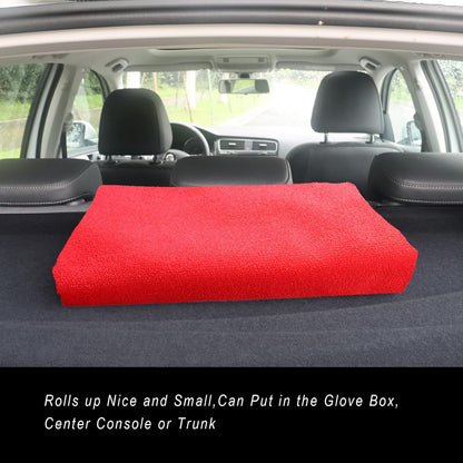 Car Seat Cover Protector Front Seats,for Gym Workout,Running,Swimming,Beach and Hiking,Waterproof Sweat Towel Bucket Seat Covers for Cars SUV Trucks (Black, 1Pcs)