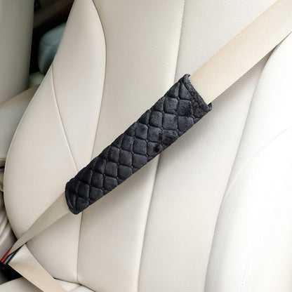 Tatuo 4 Pack Seat Belt Cover Extra Long Seat Belt Pads for Car Soft Comfort Shoulder Strap Covers Harness Pads Helps Protect Your Neck and Shoulder(10.6 Inch,Black)
