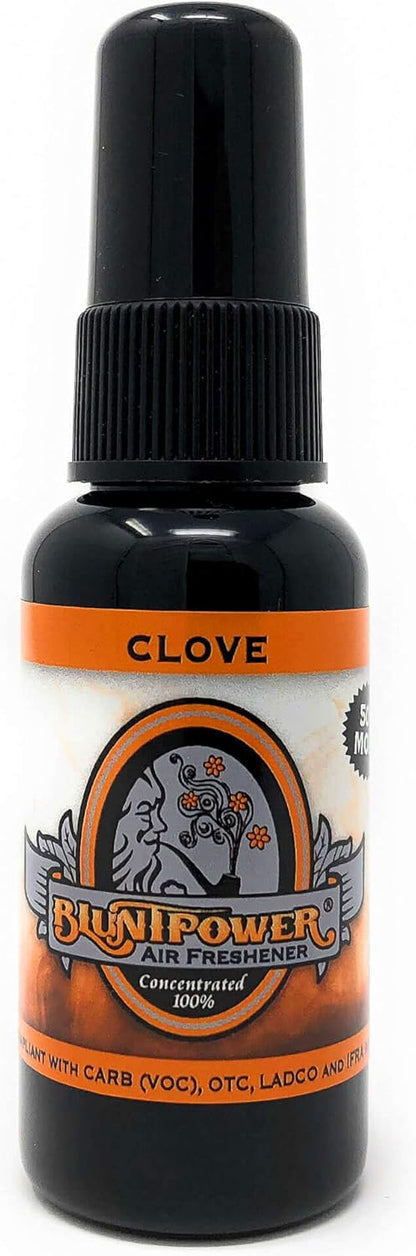 BluntPower (Baby Powder, 1 Pack) Concentrated Air Freshener Spray - Oil-Based Room Diffuser Spray - Long-Lasting Bathroom Scent, Car Freshener & Odor Eliminator - Colors B
