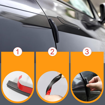 Car Door Edge Guards Universal Bumper Scratch Guard Trim for Sedans, Trucks & SUVs – Durable & Easy to Install