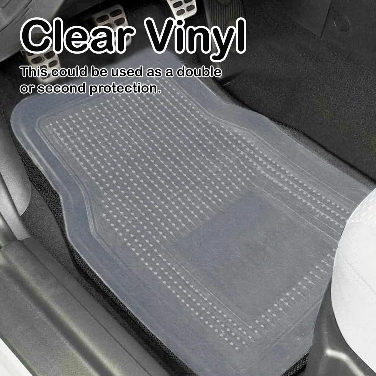 VaygWay Heavy Duty Cargo Liner Trunk Floor Mat – All Weather Trunk Protection Floor Mat - Black Rubber Trimmable Durable Cargo Auto Mat – Universal Fit Car SUV Truck Auto