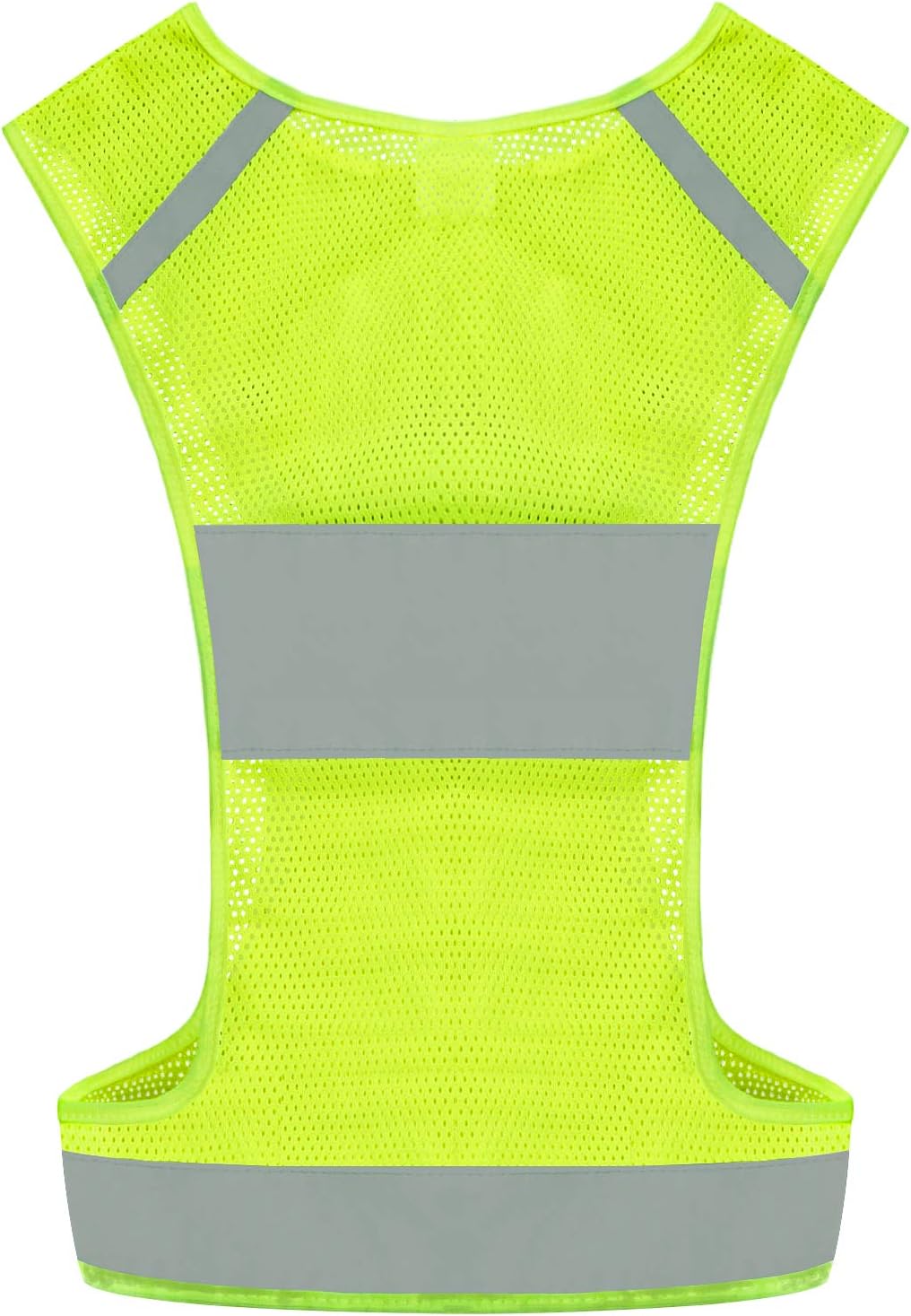 Reflective Vest Safety Running Gear with Pocket,High Visibility for Running,Biking,Walking,Women & Men