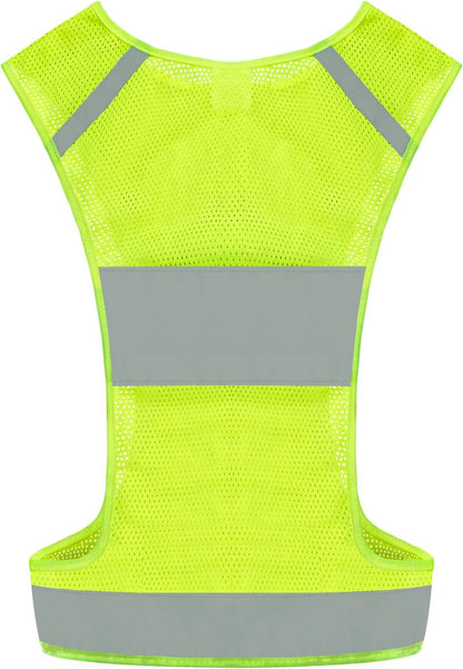 Reflective Vest Safety Running Gear with Pocket,High Visibility for Running,Biking,Walking,Women & Men