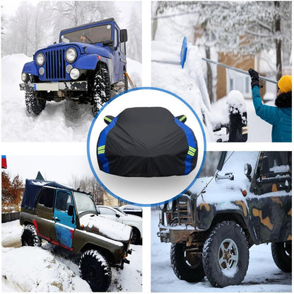 Avecrew Car Cover Waterproof All Weather for Automobiles, Outdoor Heavy Duty Full Exterior Covers for Sedan(194"-208")