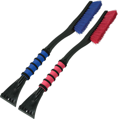 Mallory 532 26 Inch Snow Brush with Ice Scraper for Cars, Trucks, SUVs, RVs, and More (Colors May Vary)