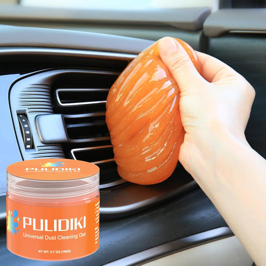 PULIDIKI Car Cleaning Gel Cleaning Putty Car Interior Cleaner Car Detailing Kit Car Cleaning Slime Car Cleaning Supplies Car Accessories Gifts for Men Women Purple
