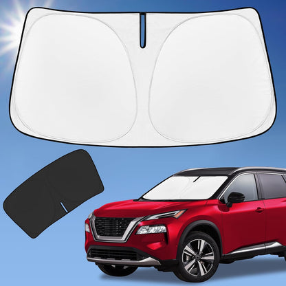 for Toyota Tacoma 2016-2023 2024 2025 2026 Sun Shade Sunshade Windshield Cover - 4 Layers Front Window Shade Custom Fit Tacoma 2Dr 4Dr Pickup Sun Visor 240T Shade Blocks UV Rays Car Accessories - Colors A