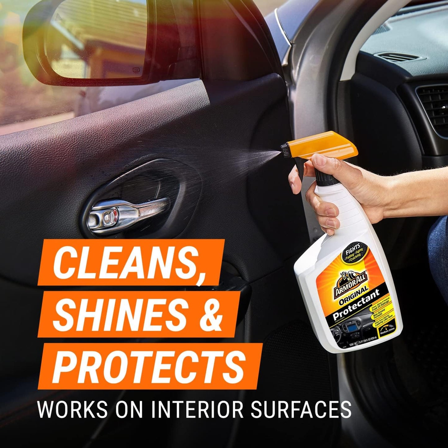 Armor All Car Protectant Refill by Armor All, Car Interior Cleaner with UV Protection, 1 Gal Each, White, 128 Fl Oz (Pack of 1)