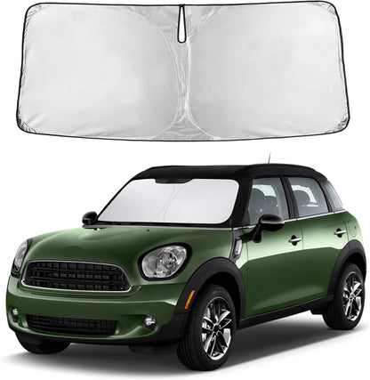 EcoNour Car Windshield Sun Shade | 2025 Upgraded Innovative No-Light-Pass Technology for Maximum Coverage | Foldable Sun Shade Keeps Your Vehicle Cool | Must-Have Car Accessories | Small (59" x 29") - Colors C