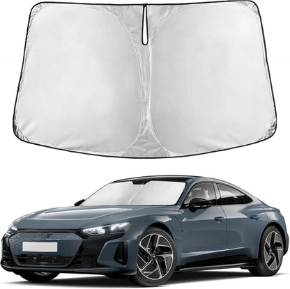 EcoNour Car Windshield Sun Shade | 2025 Upgraded Innovative No-Light-Pass Technology for Maximum Coverage | Foldable Sun Shade Keeps Your Vehicle Cool | Must-Have Car Accessories | Small (59" x 29") - Colors F