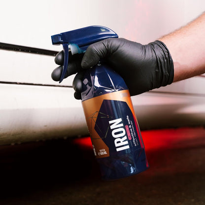 Gyeon Iron Redefined Iron Remover Fallout Cleaner for Car Paint Wheels Glass pH Neutral Color Changing Formula Removes Brake Dust Rust & Rail Dust Powerful Auto Detailing Surface Decontamination